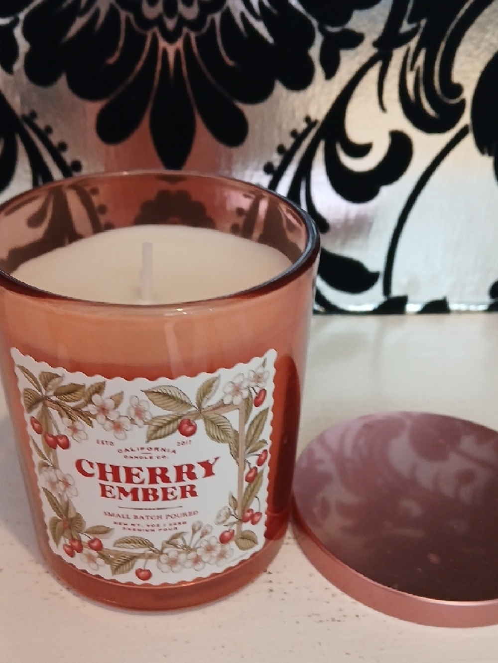 Cherry Ember Candle - Picture 2 of 2
